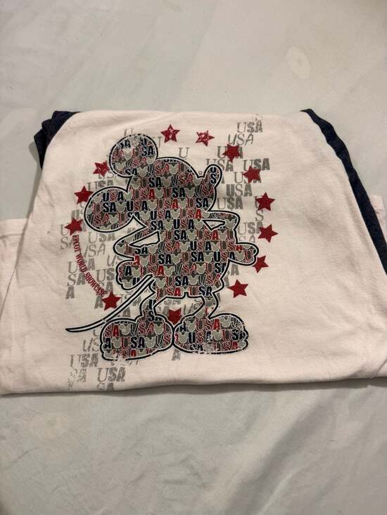 Disney Parks Tops - Disney Parks Mickey Mouse USA Raglan T-Shirt